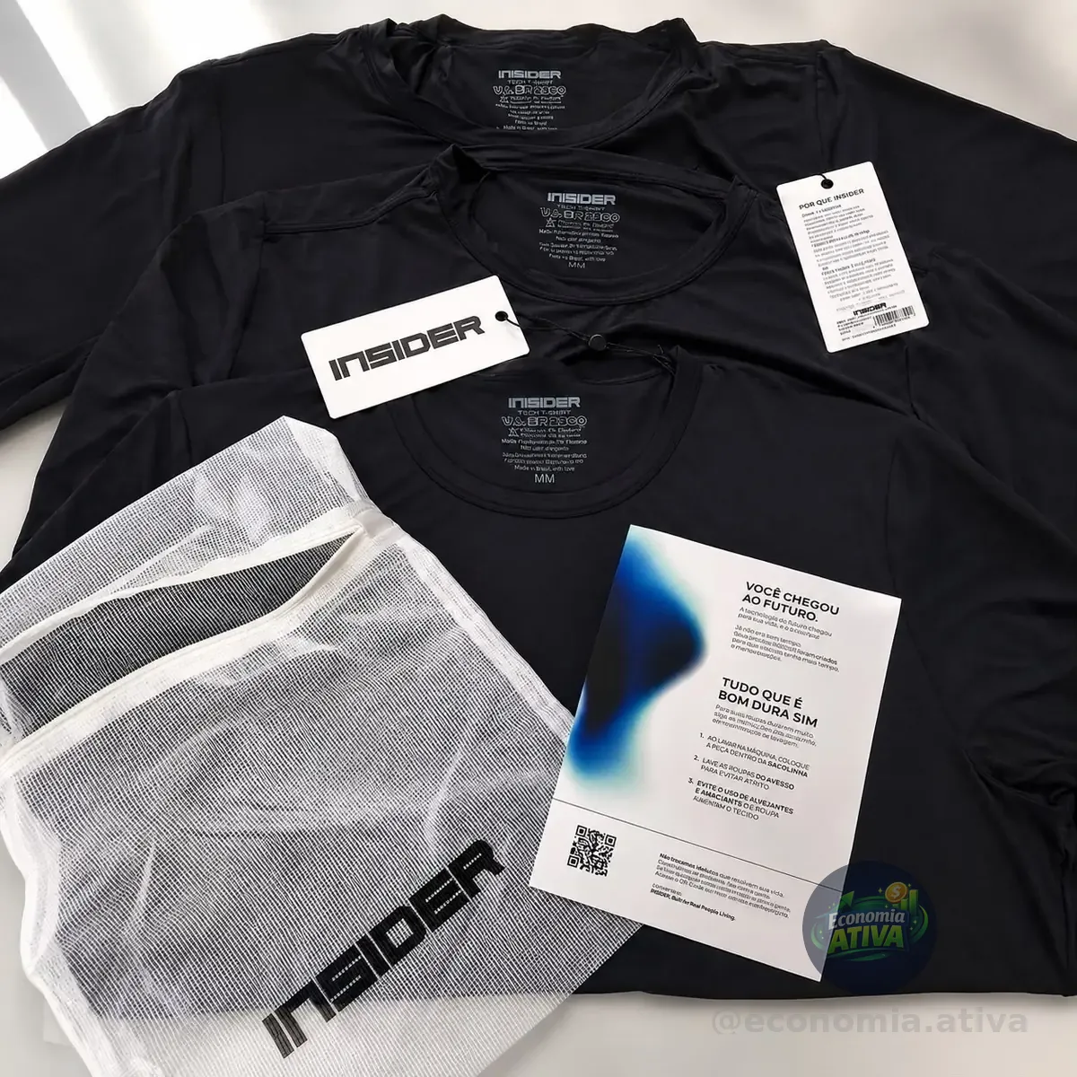 Kit 3 Camisetas Light T-shirt Insider