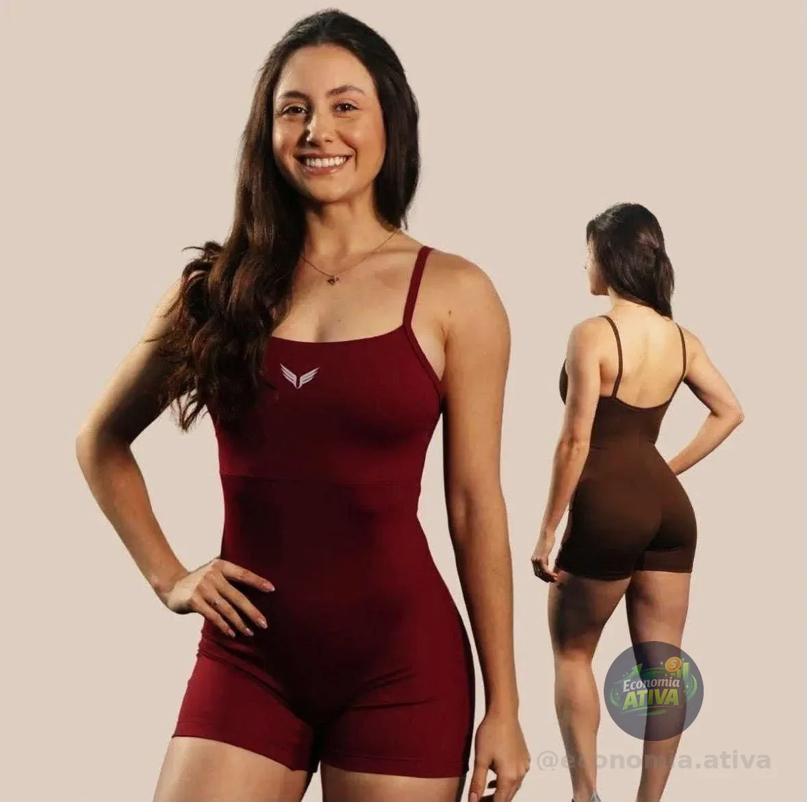 Kit 2 Macaquinho Curto Fitness