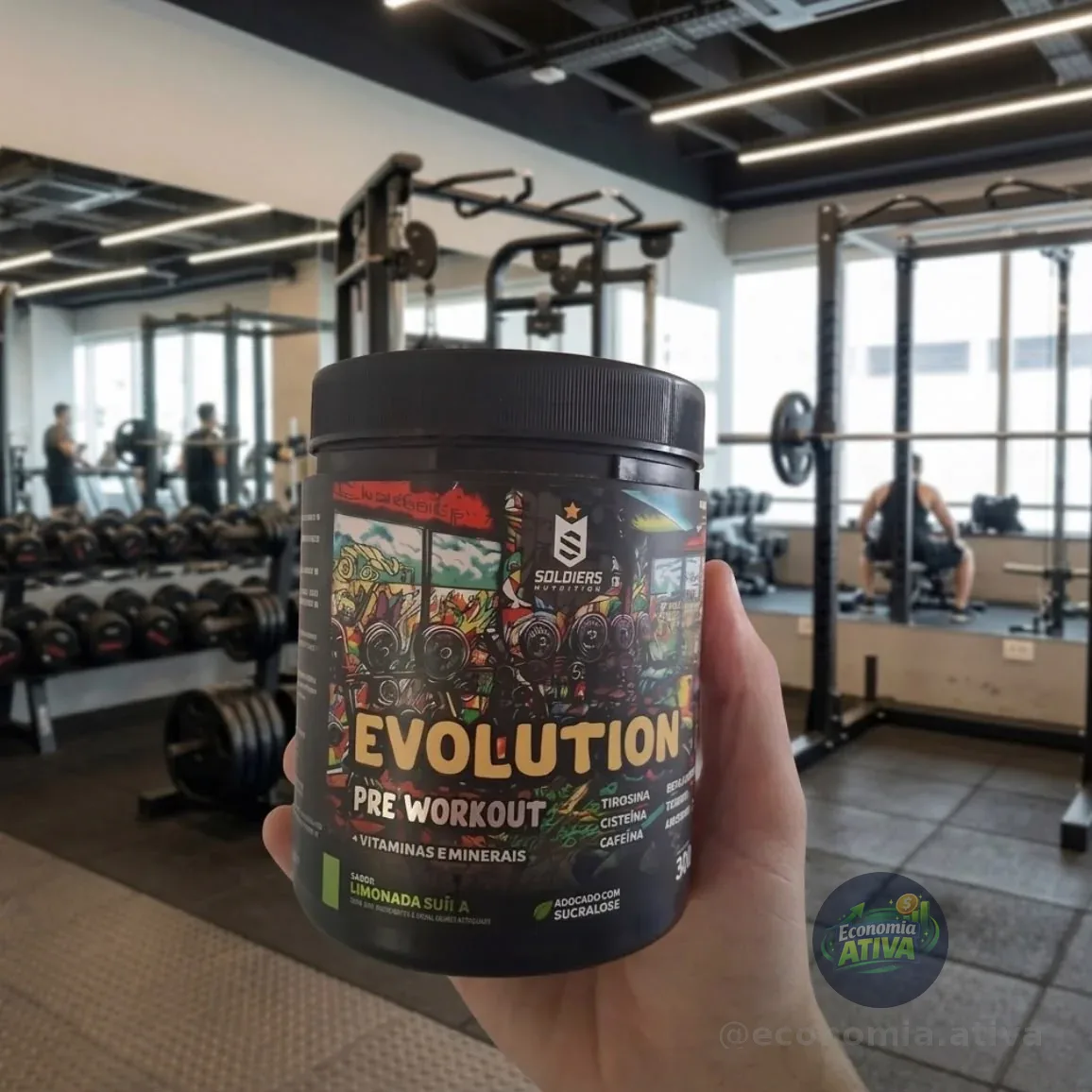 Pré-treino Evolution Workout 300g Soldiers Nutrition (2 sabores)