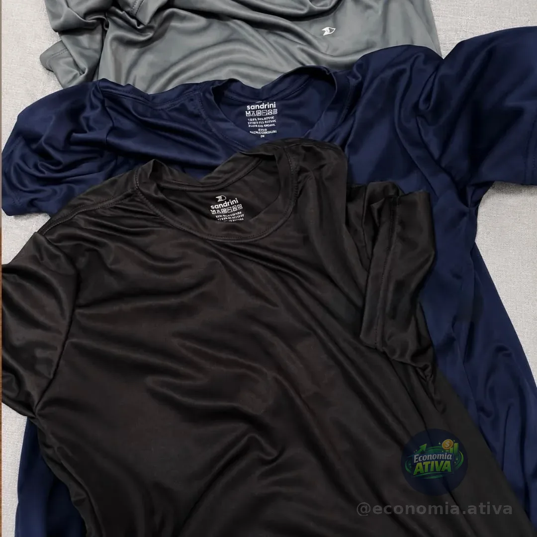 Kit 8 Camisas Sandrini Dry- Fit