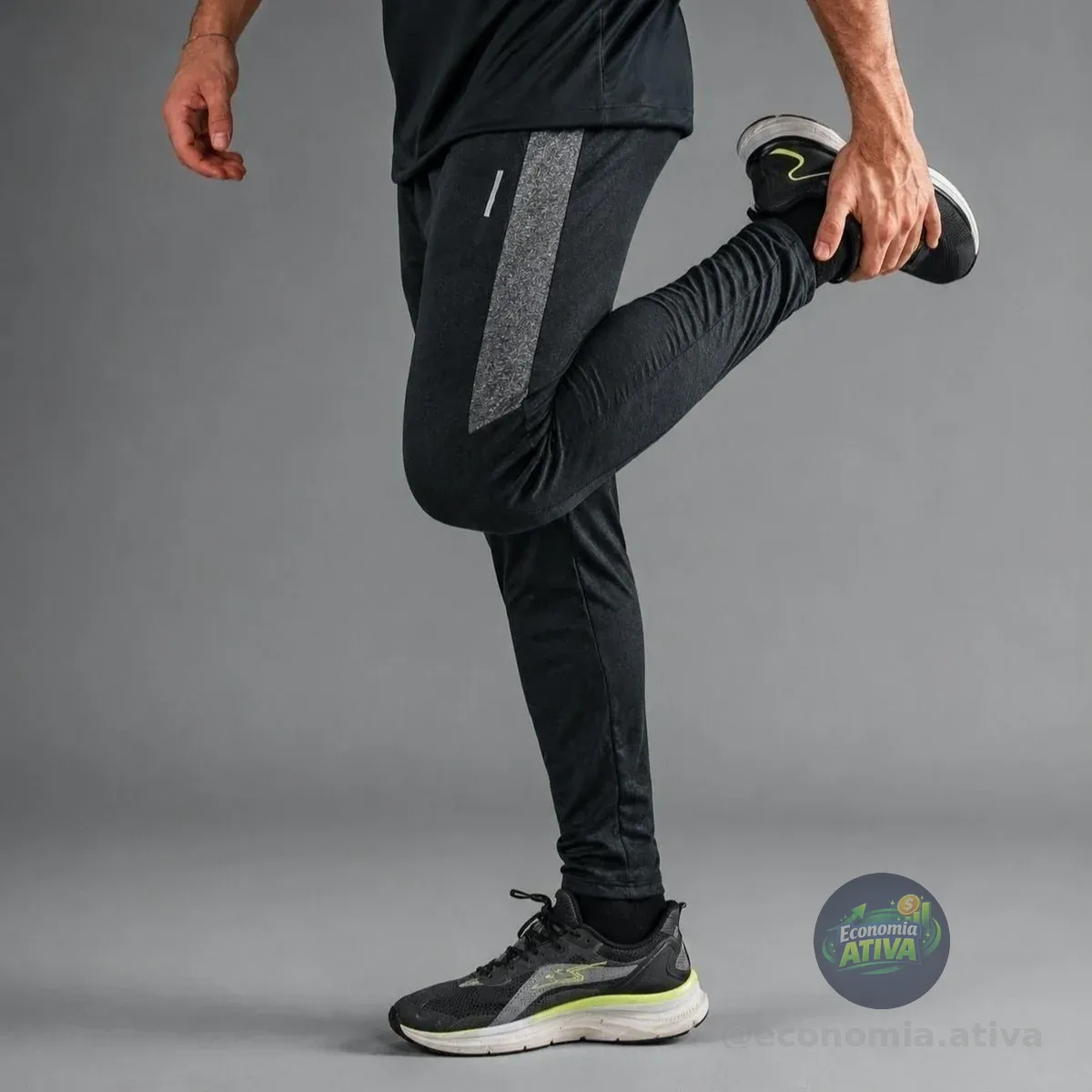 Kit 2 Calças Jogger Tactel Com Elastano