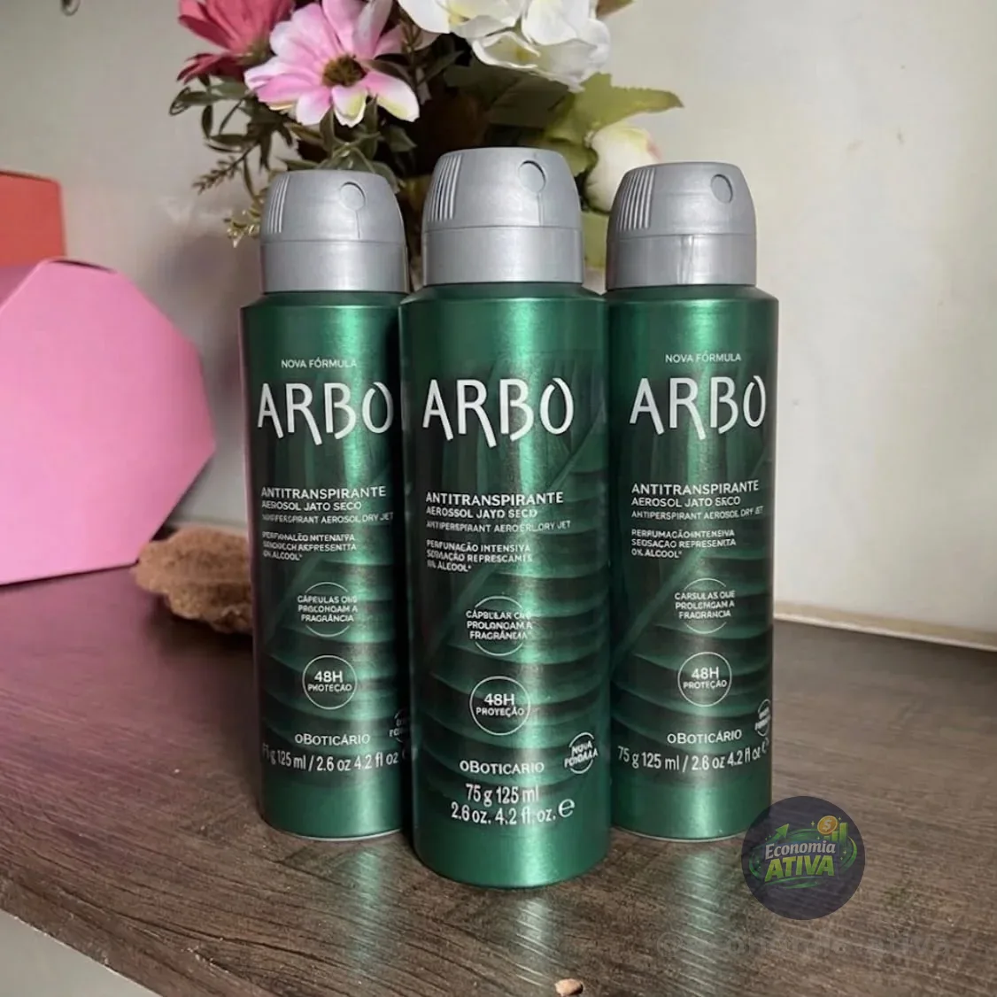 Kit Arbo Desodorante 75g (3 itens)