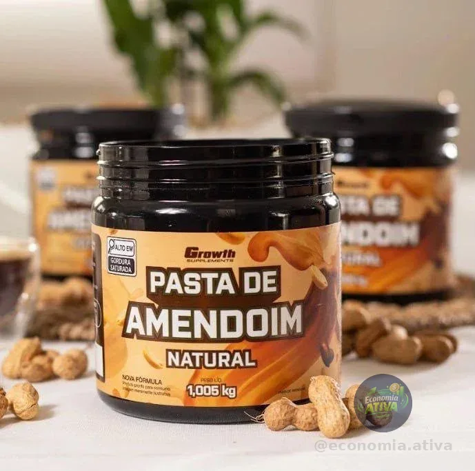 Pasta De Amendoim Integral Torrado 1kg Growth
