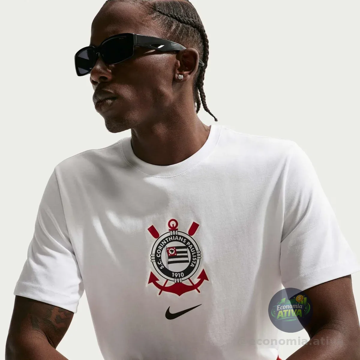 Camiseta Corinthians Nike Crest