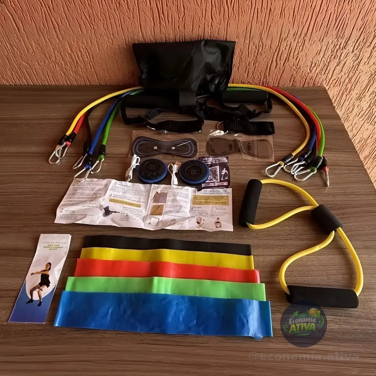 Kit 20 Itens Esportivos Para Treino Em Casa