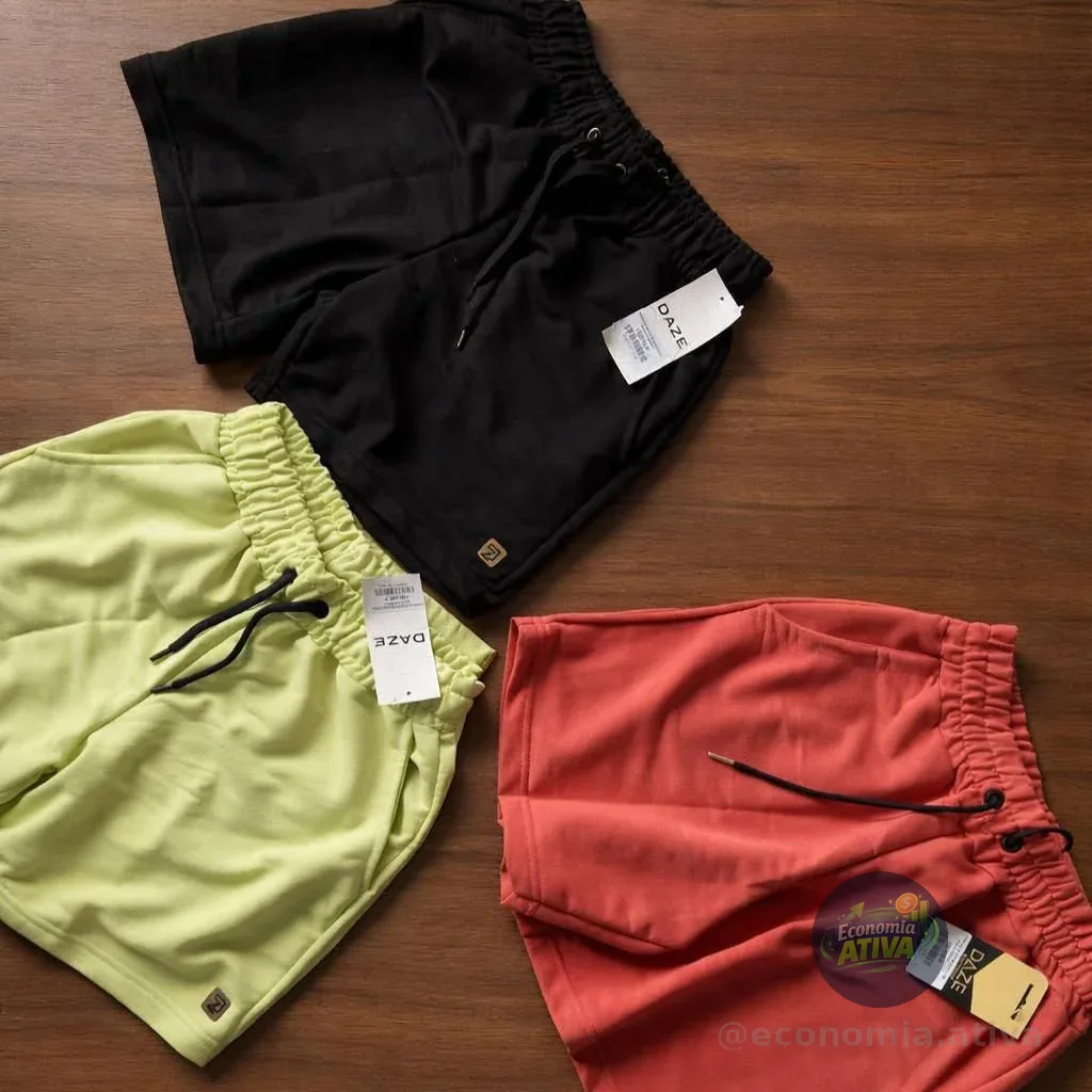 Short Casual Moletinho (6 cores)