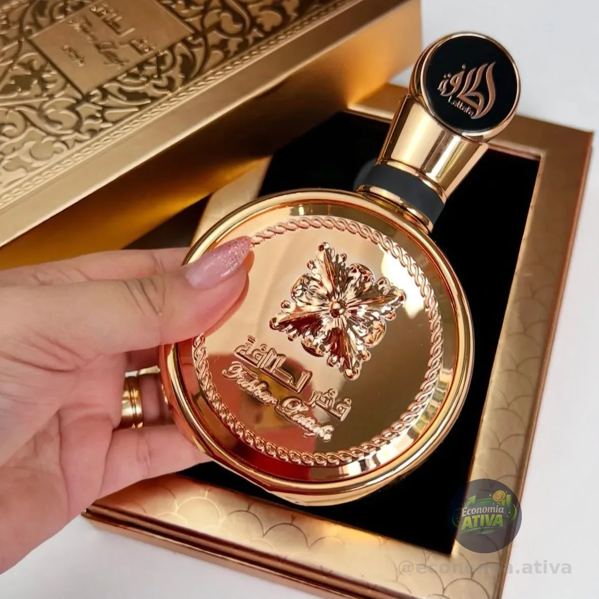 Perfume Árabe Lattafa Fakhar Gold Extrait EDP 100ml Unissex