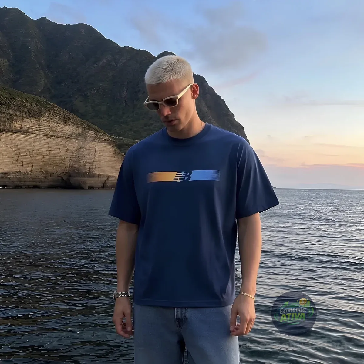 Camiseta New Balance Gradient Masculina