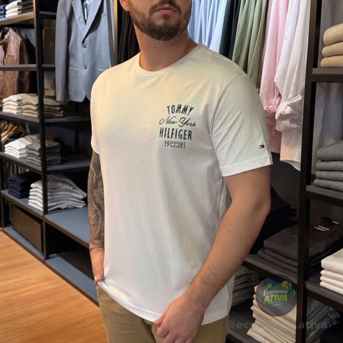 Camiseta Tommy Hilfiger (2 cores)