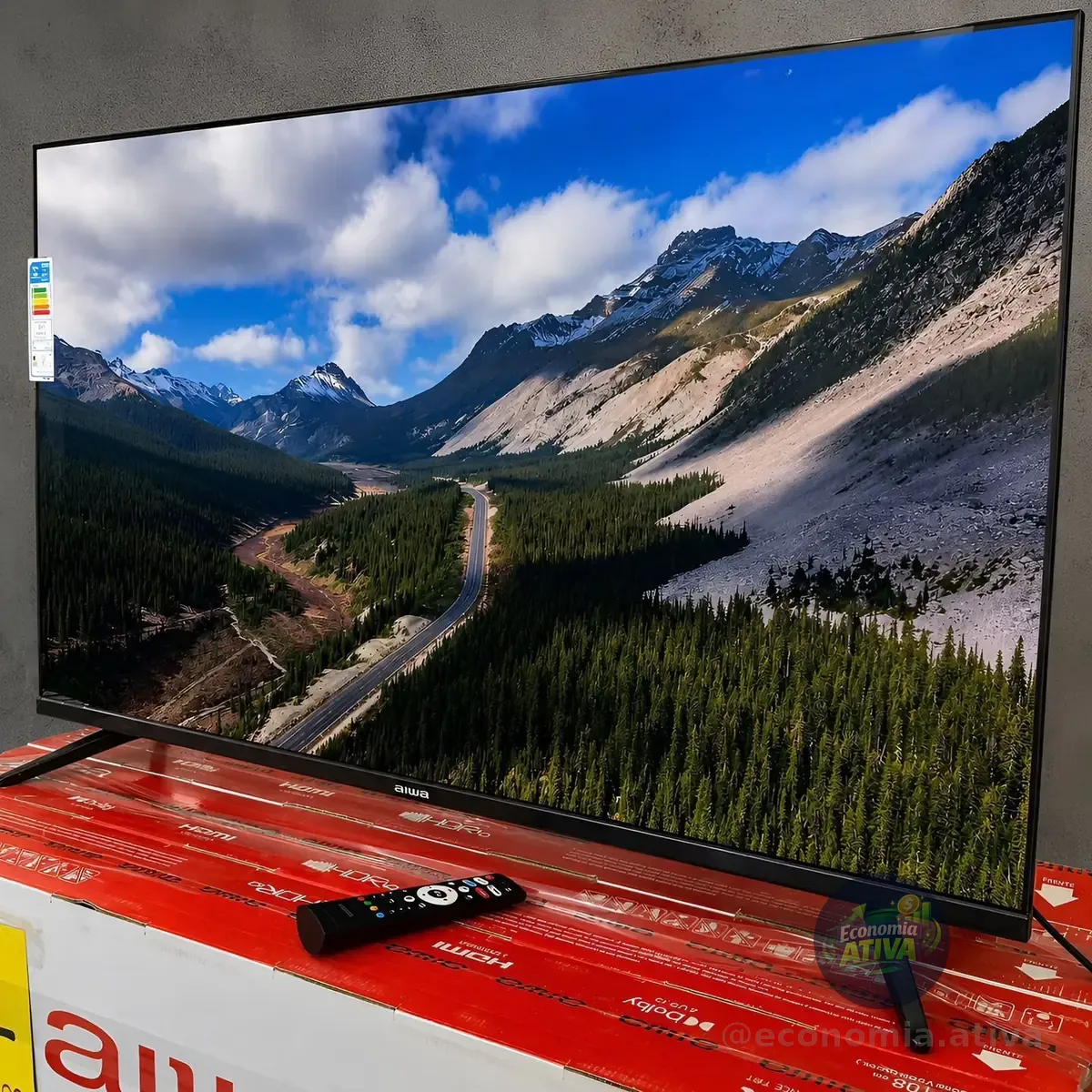 Smart TV Aiwa 43” Android Full HD Borda Ultra Fina