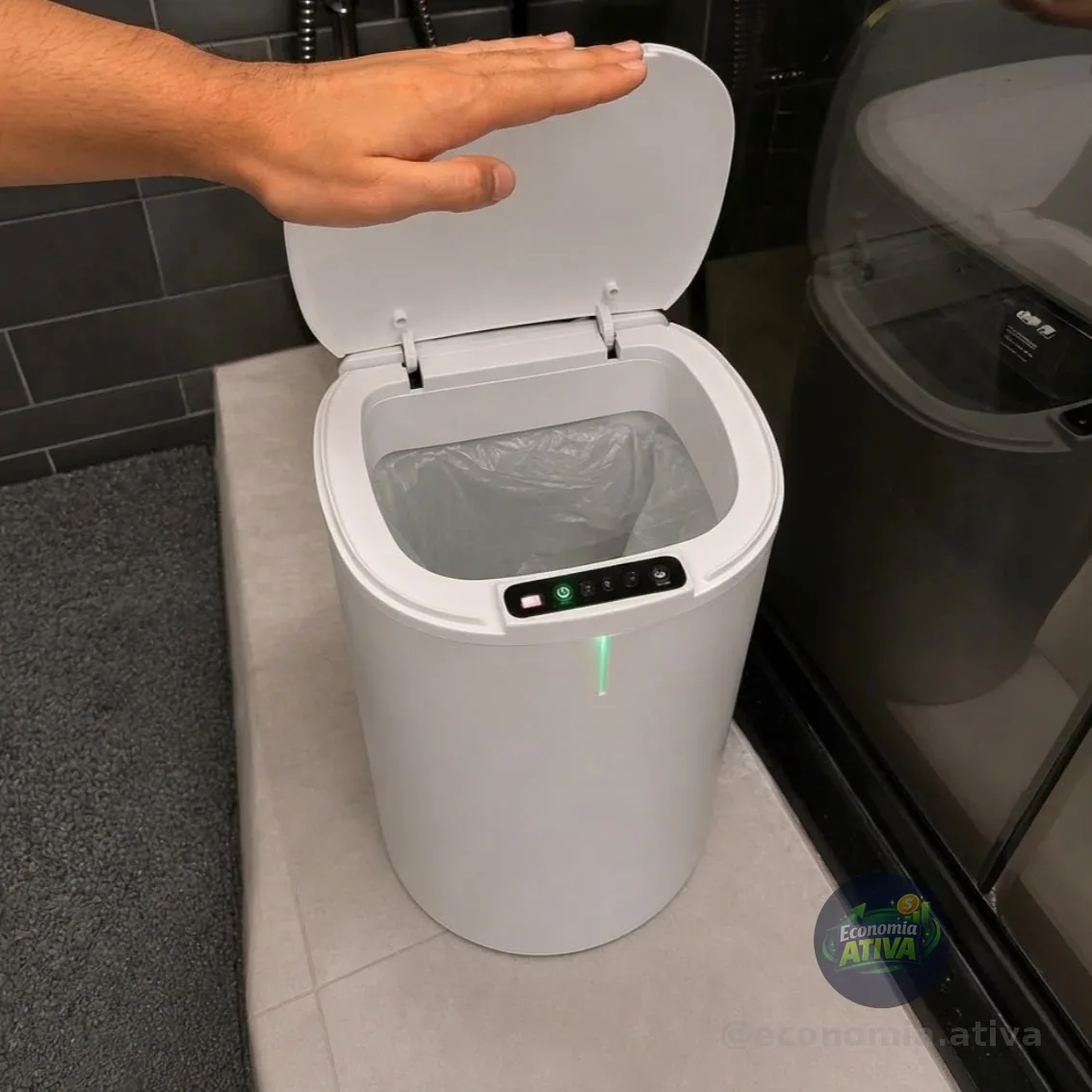 Lixeira Inteligente com Sensor 16L