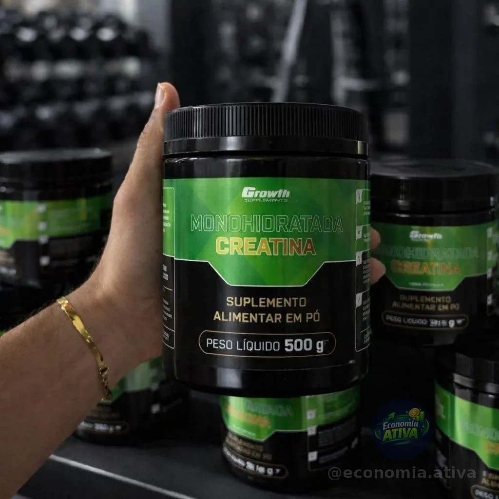 Creatina Growth 100% Pura 500g