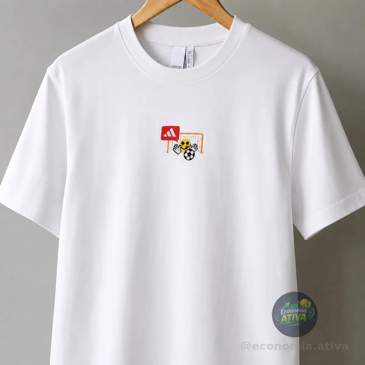 Camiseta Bordado adidas (2 cores)