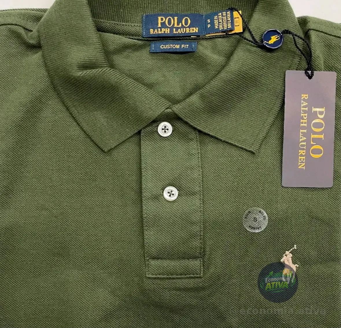 Polo Algodão Piquet Ralph Lauren