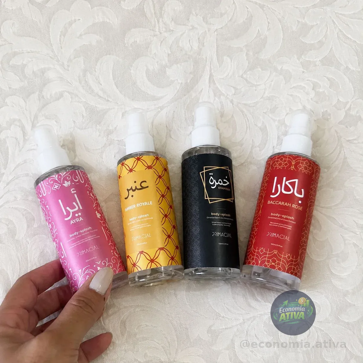 Body Splash Linha Árabe 100ml By Primacial