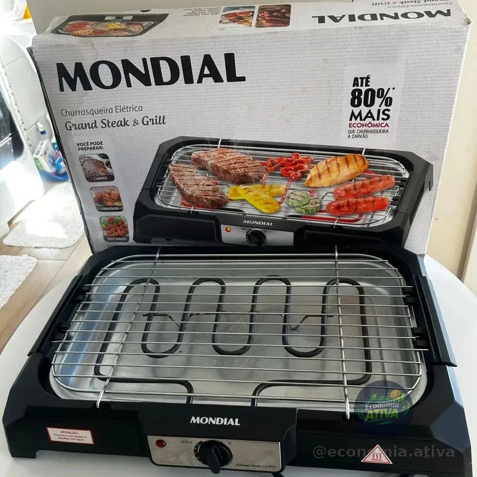 Churrasqueira Elétrica Mondial 1200w Ch-07 127v