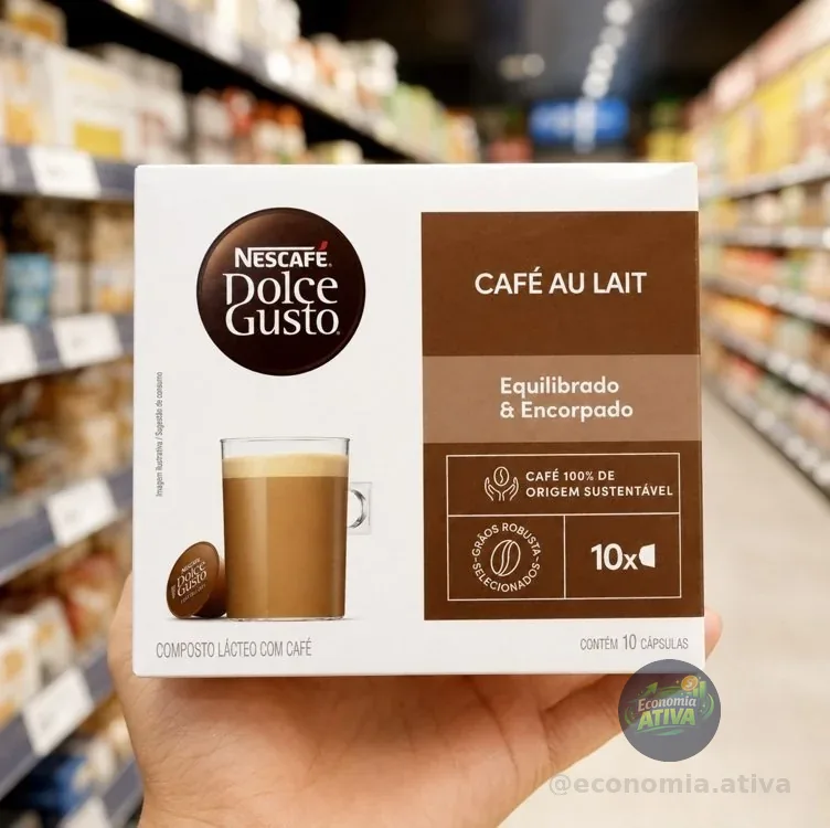 Dolce Gusto Nescafe Café Au Lait 10 Cápsulas