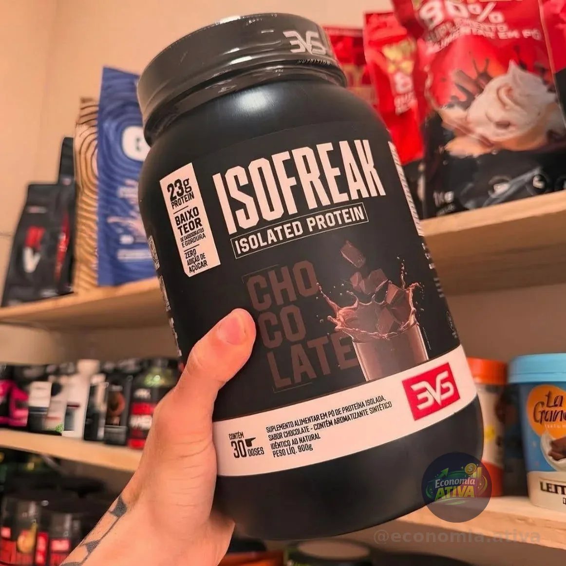 Whey Isolado Isofreak 900g (4 sabores)
