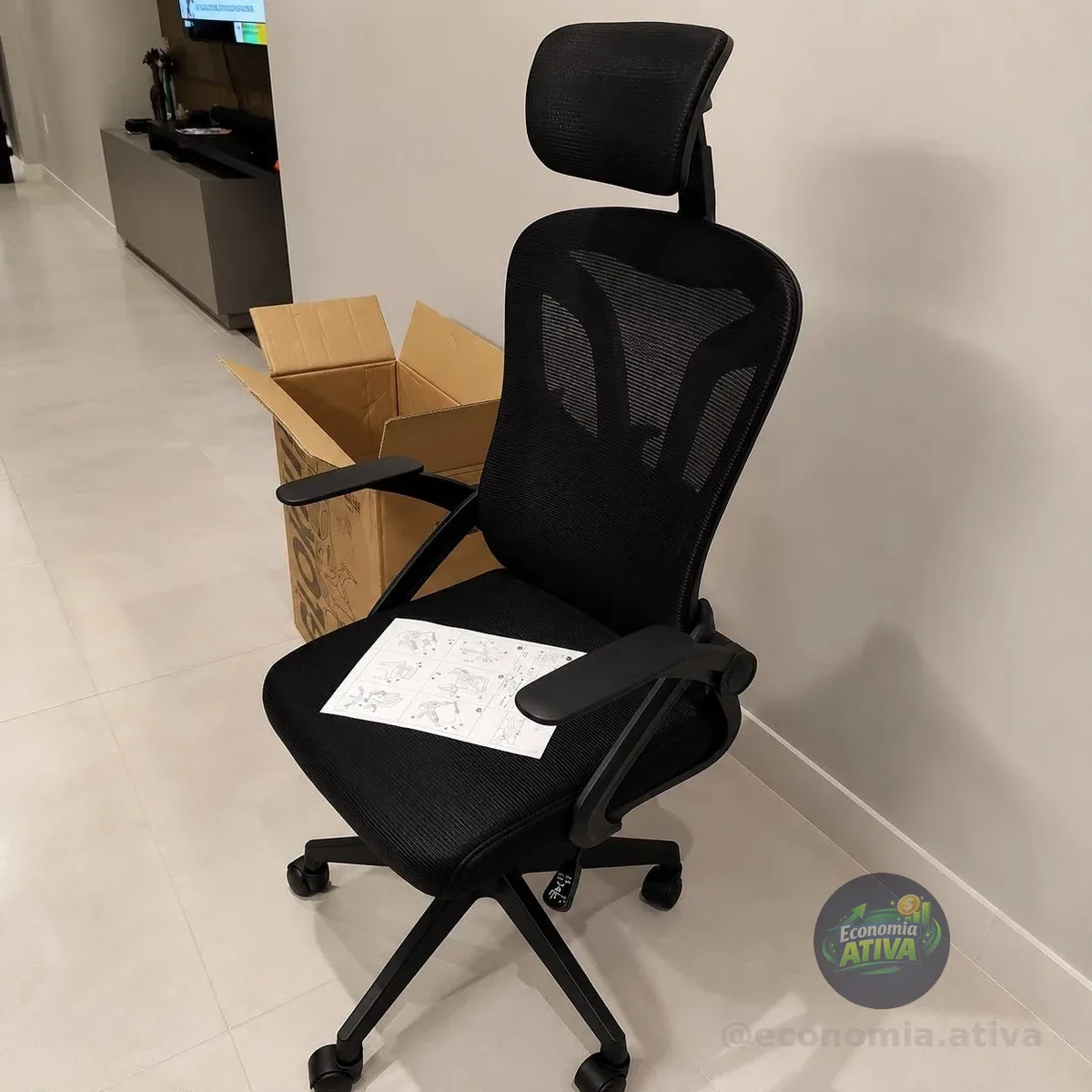 Cadeira De Escritorio Ergonomica Glorious Marqs