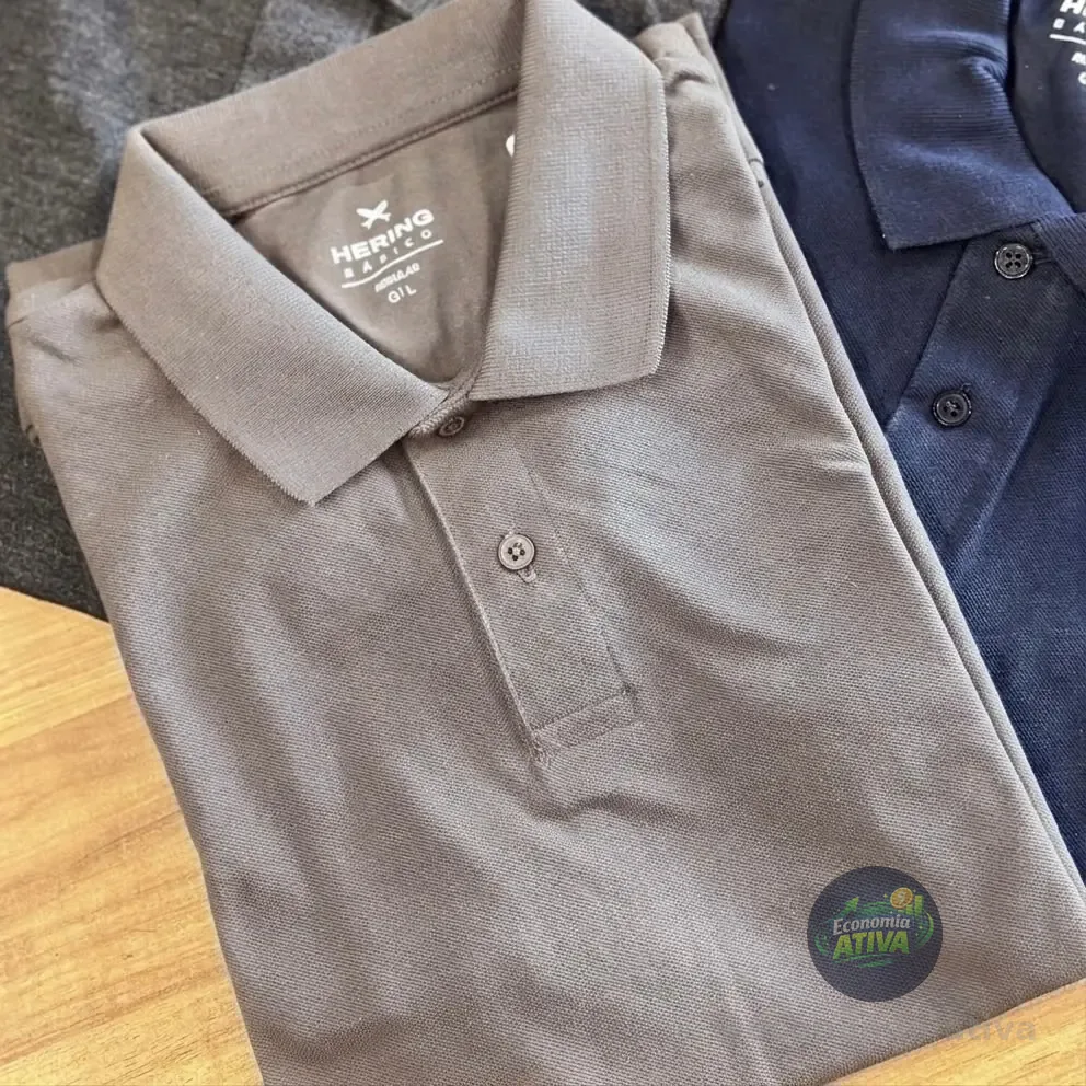 Camisa Polo Hering Básica Piquet