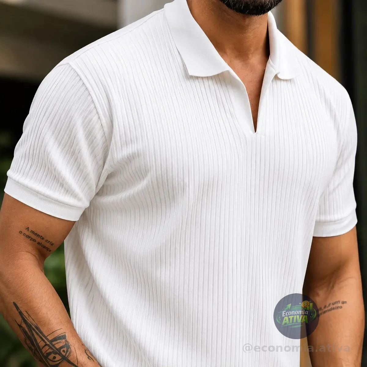 Kit 3 Camisa Polo Canelada Gola Italiana
