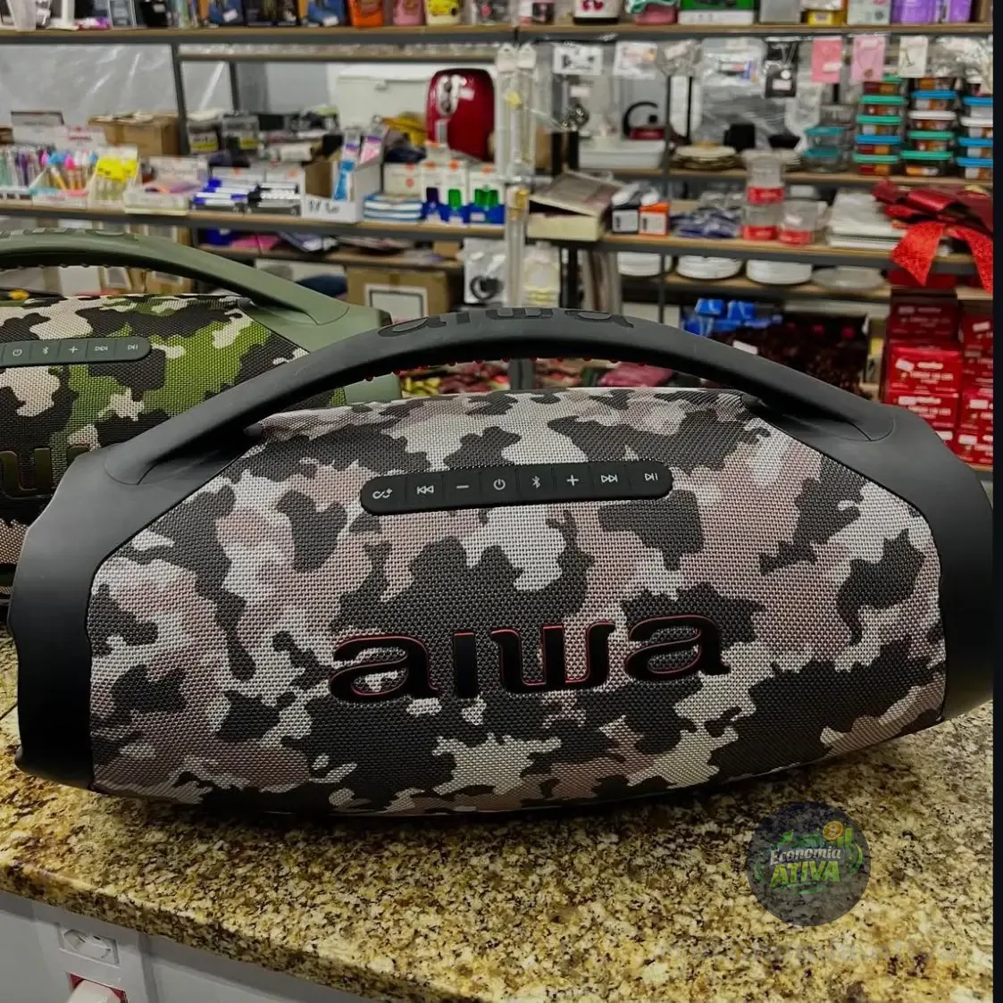 Caixa De Som Boombox Plus Aiwa