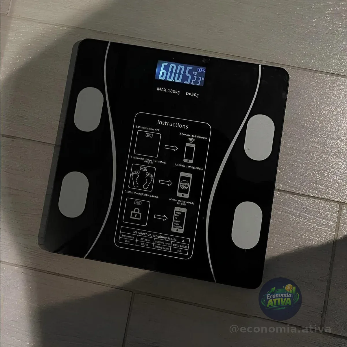 Balanca Digital Biopedância até 180kg
