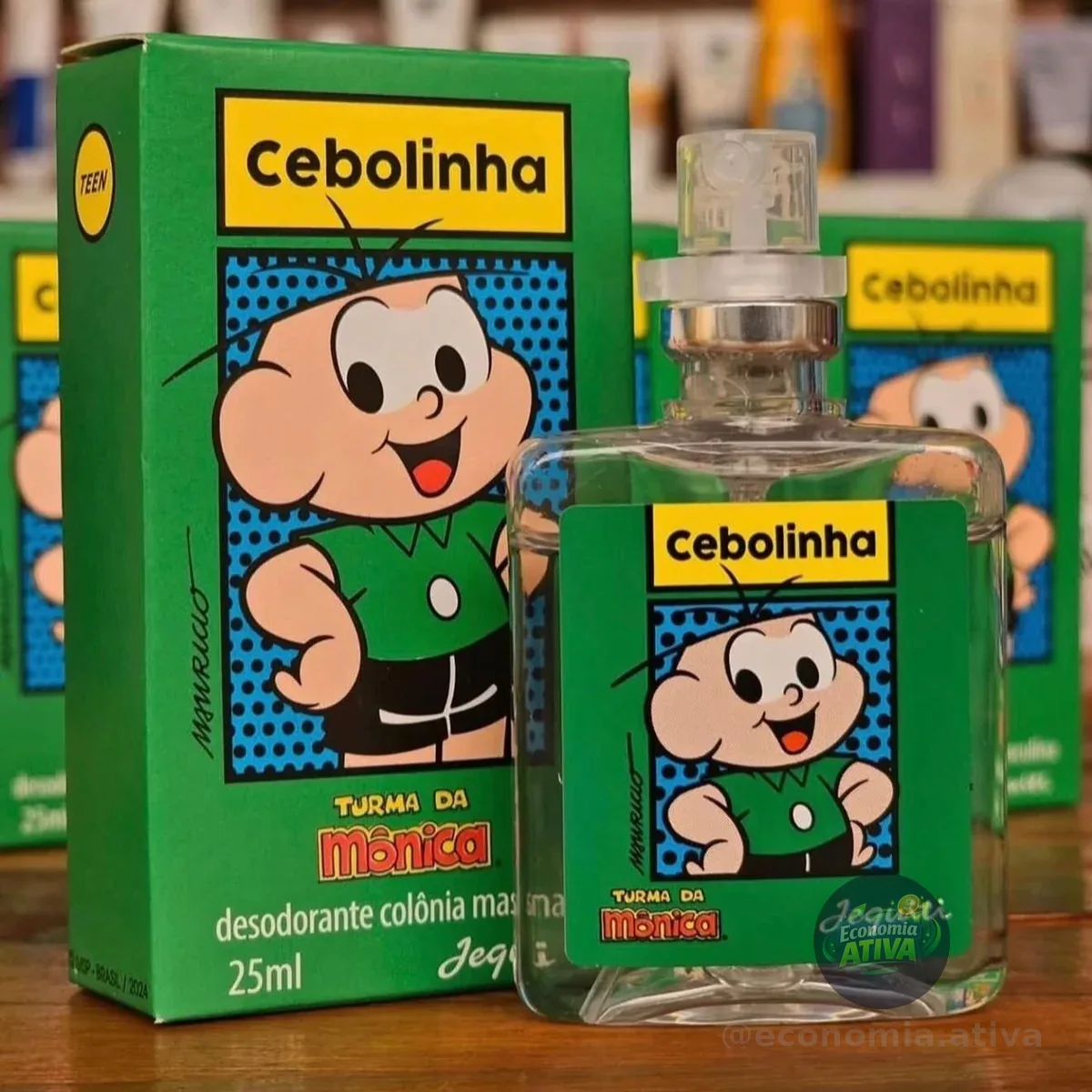 Deo Colônia Cebolinha 25ml Jequiti