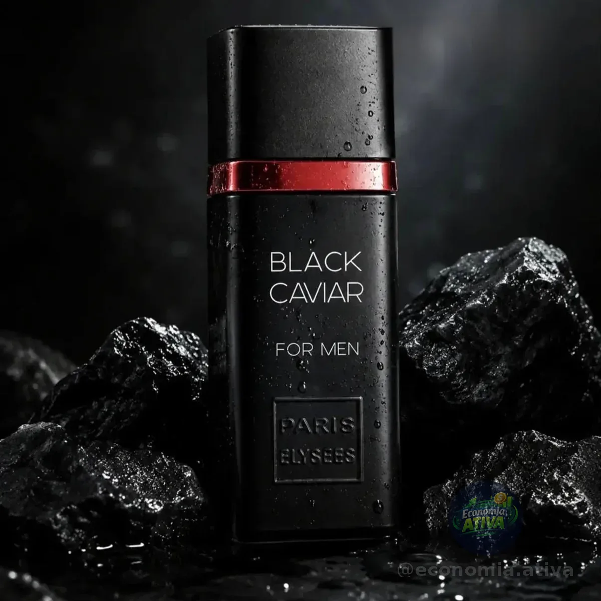 Perfume Black Caviar Paris Elysees Masculino Intense 100ml
