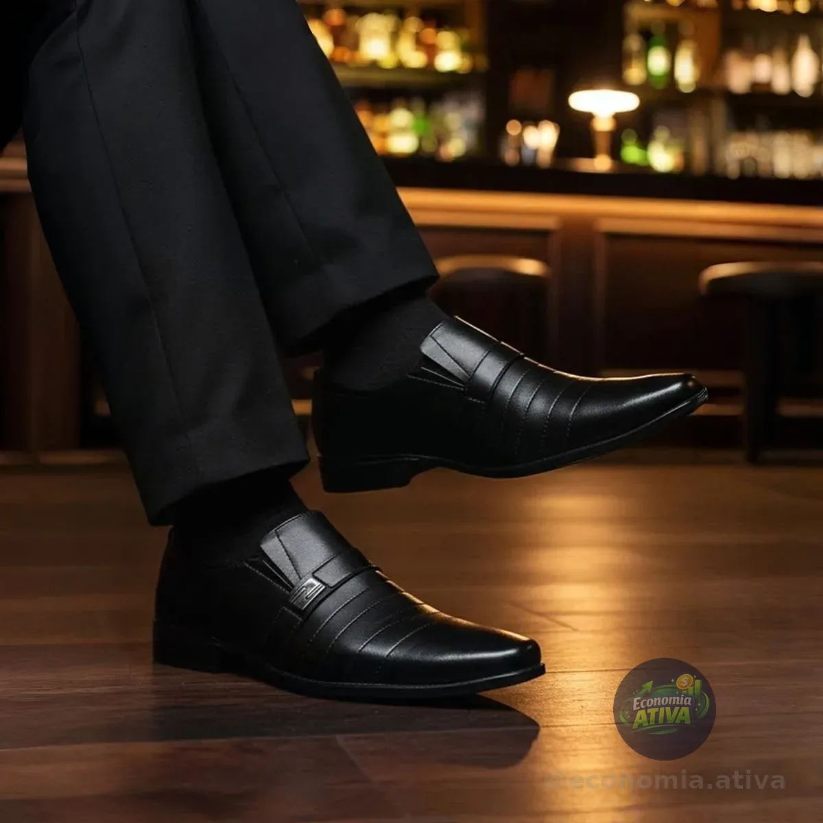 Sapato Oxford Social Couro Italiano