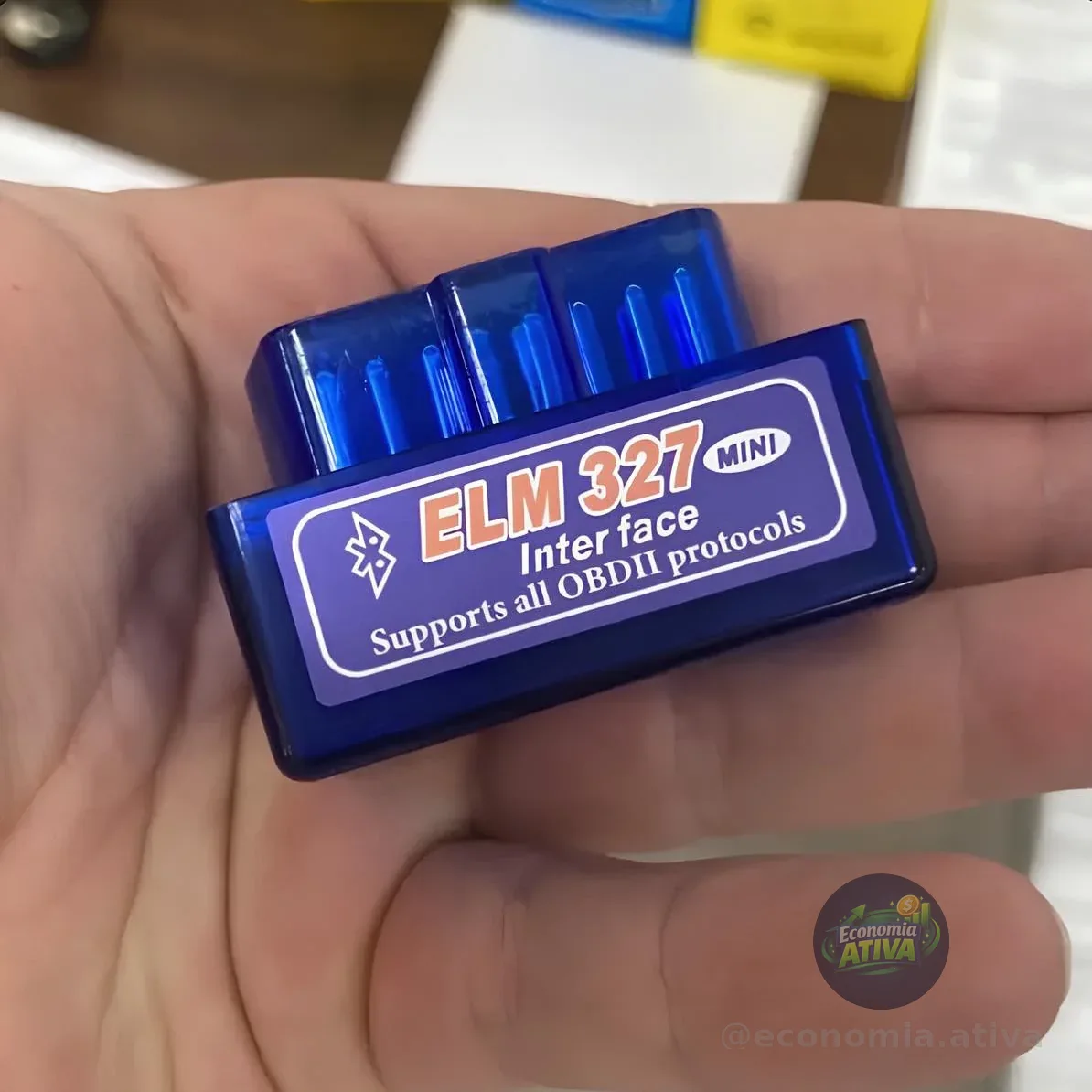 Scanner Automotivo Bluetooth Obd2 Leitor Elm 327 Android Ios