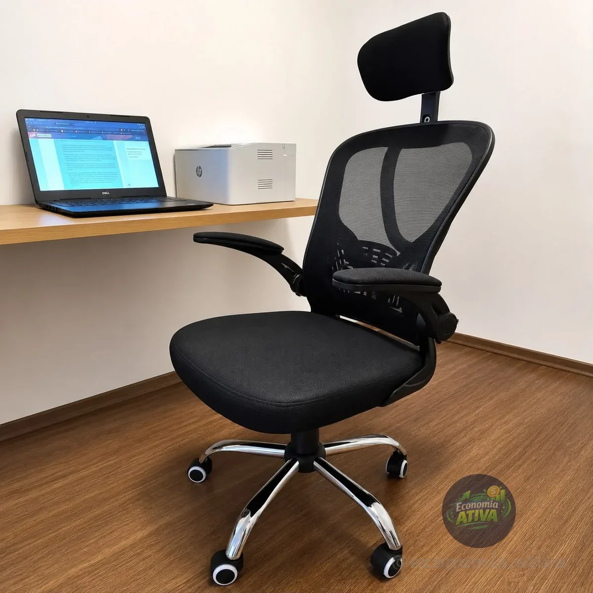 Cadeira De Escritório Ergonômica Giratória B100