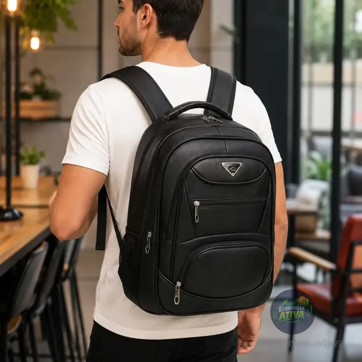 Mochila Masculina Grande (2 cores)