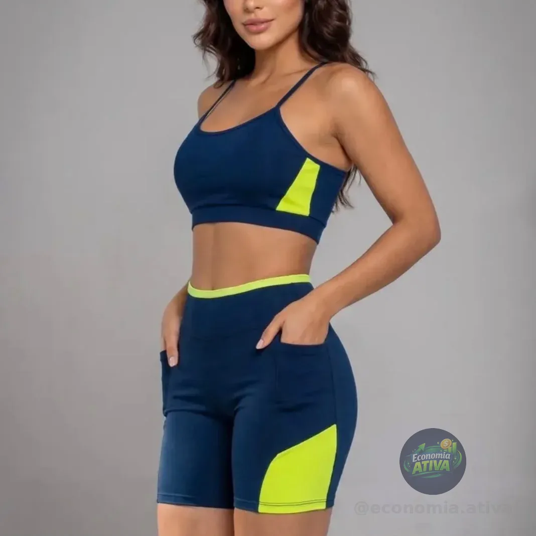 Conjunto Academia Top E Short