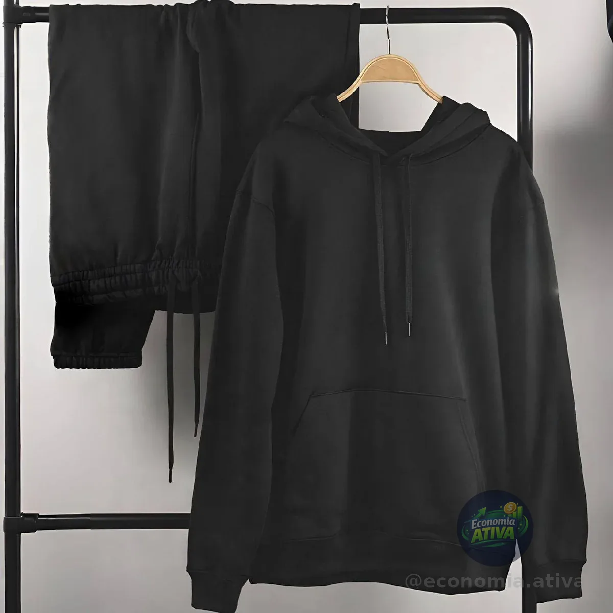Conjunto Calça E Blusa De Moletom