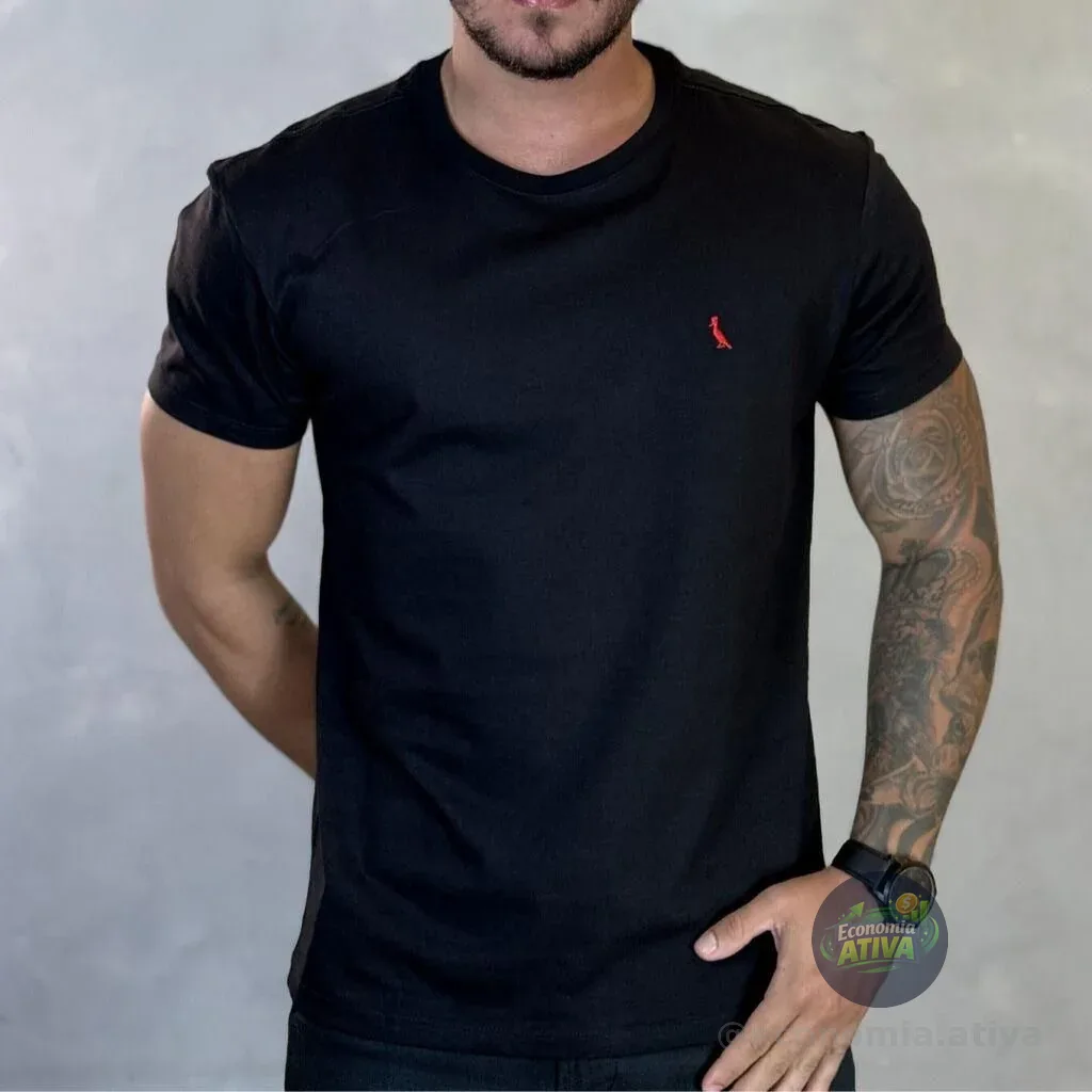 Kit 2 Camisetas Brasa Pica Pau Bordado Reserva