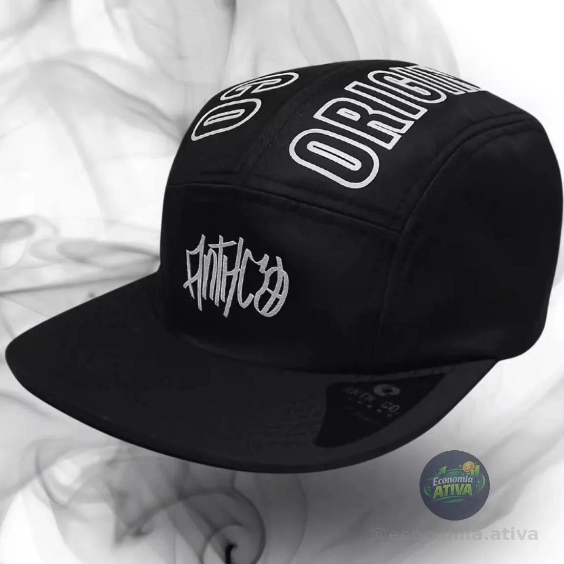 Boné Aba Reta Five Panel Anth Co Strapback