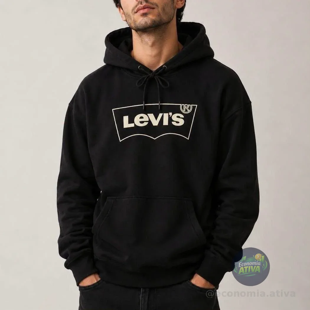 Moletom Levi's Crewneck Fleece