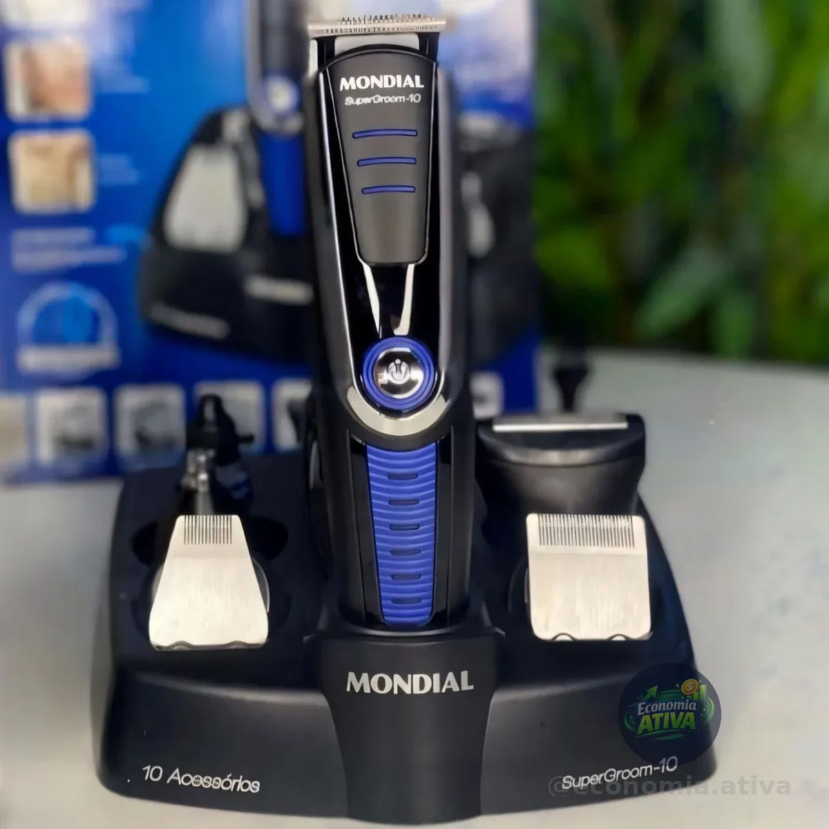 Aparador De Pelos Super Groom 10 Mondial 6w Bivolt