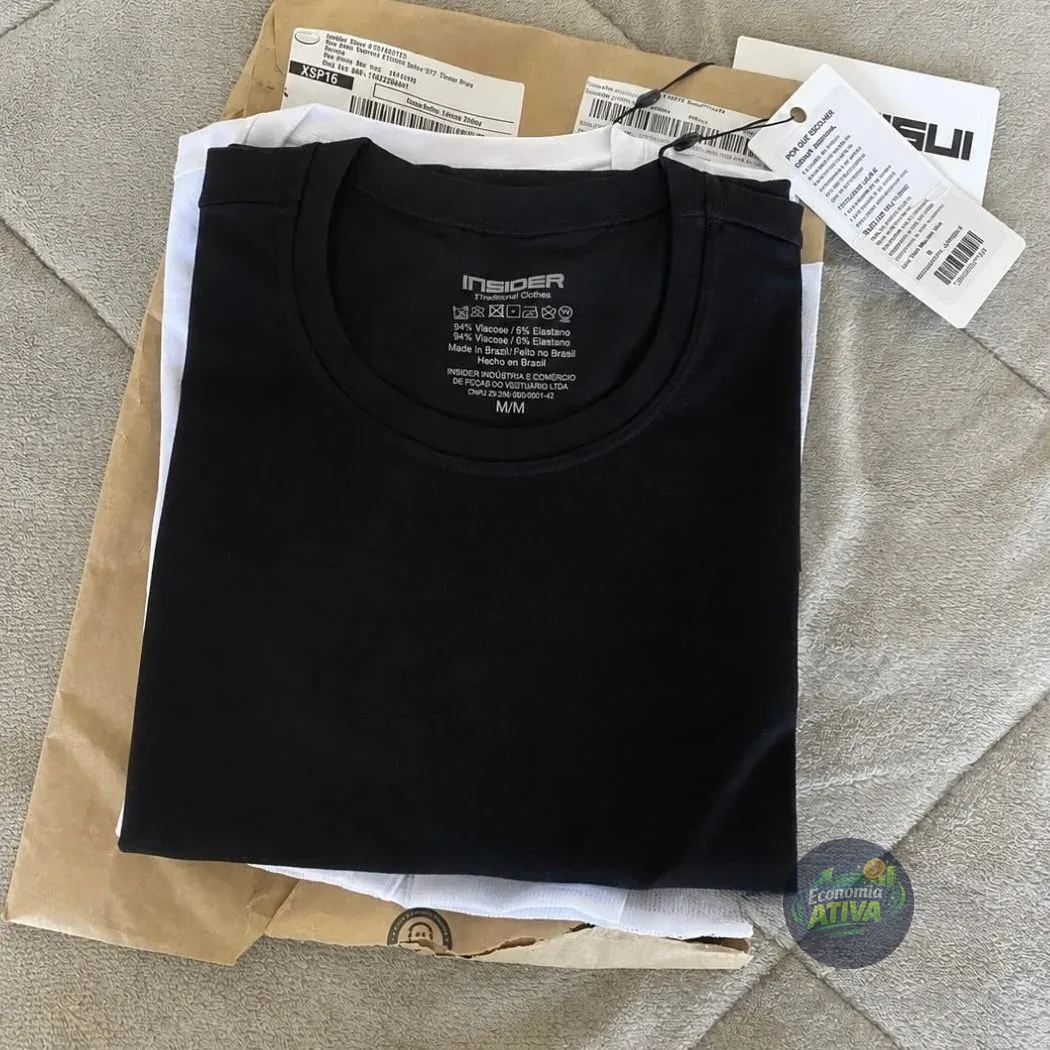 Camiseta Core Insider (3 Cores)