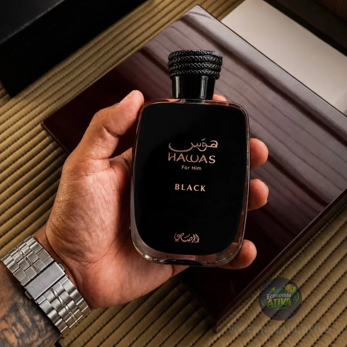 Perfume Hawas Black Rasasi Edp 100ml