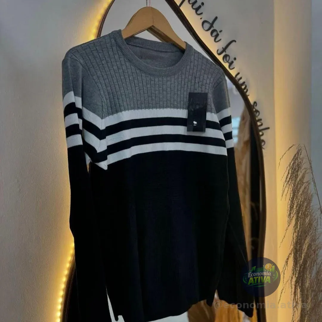 Suéter Tricot Listrado
