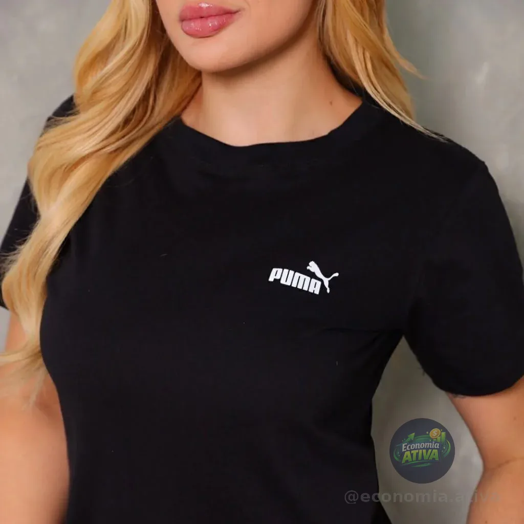 Camiseta Puma Ess Small No. 1 Logo Feminina