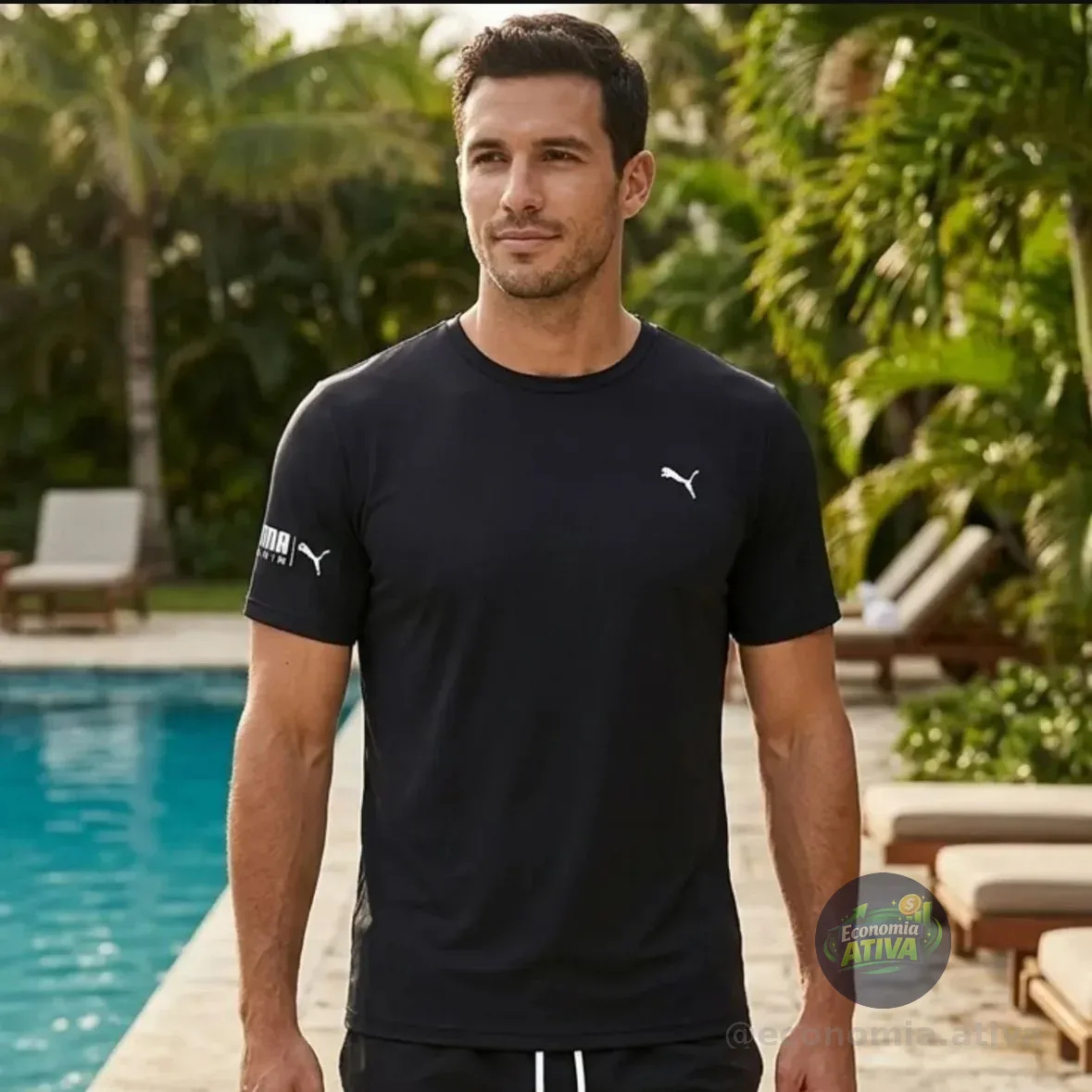 Camiseta Puma Térmica Proteção Uv 50+