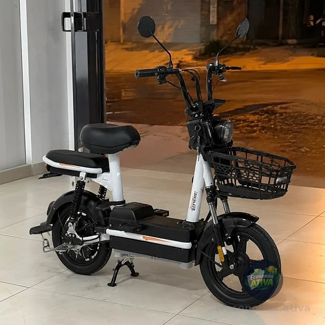 Bicicleta Elétrica Scooter Mt2 500w Bateria 48v