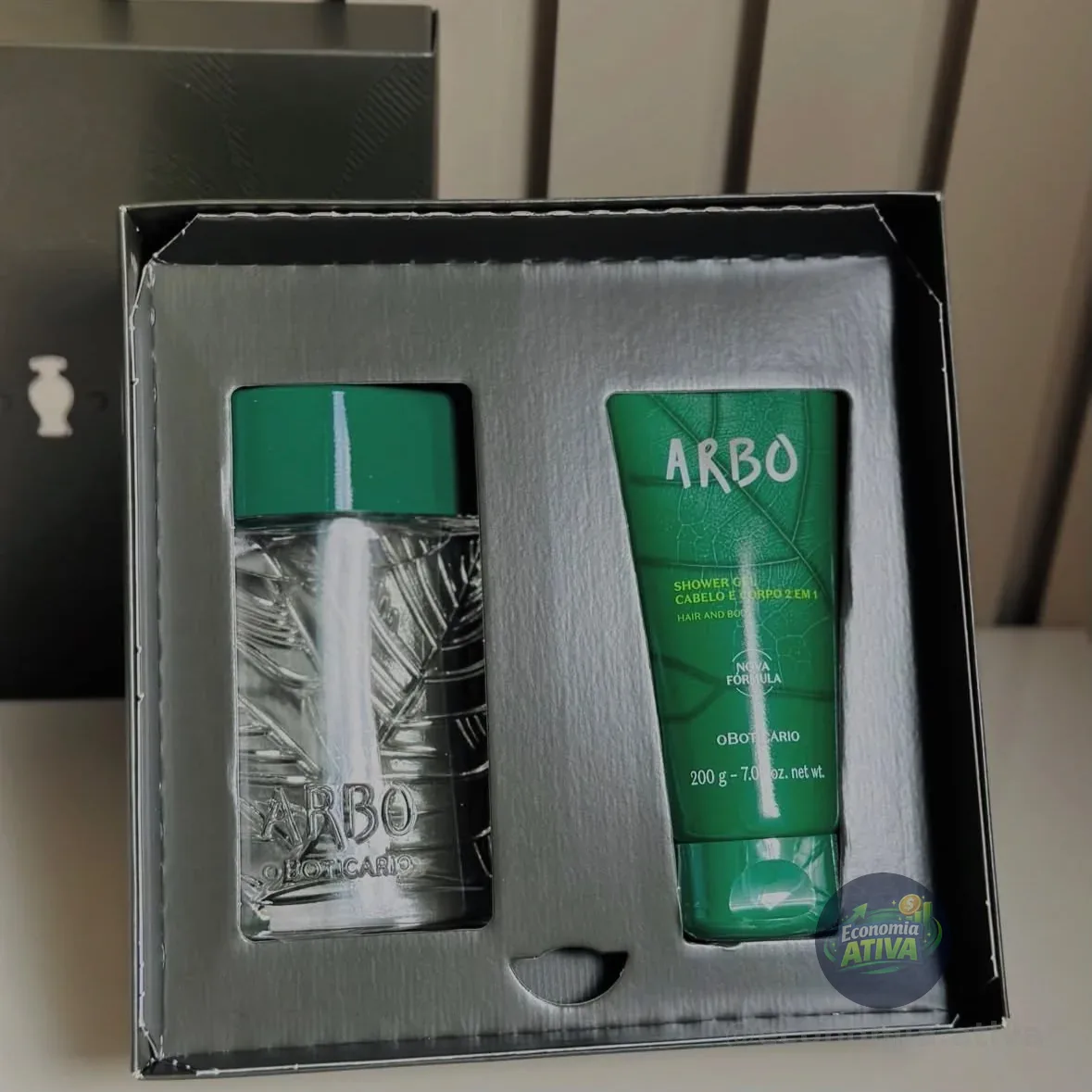 Kit Arbo O Boticário • Perfume 100ml • ⁠Shower Gel 2 em 1 200g
