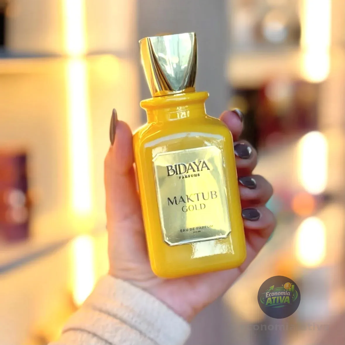 Perfume Árabe Maktub Gold 100ml Bidaya EDP