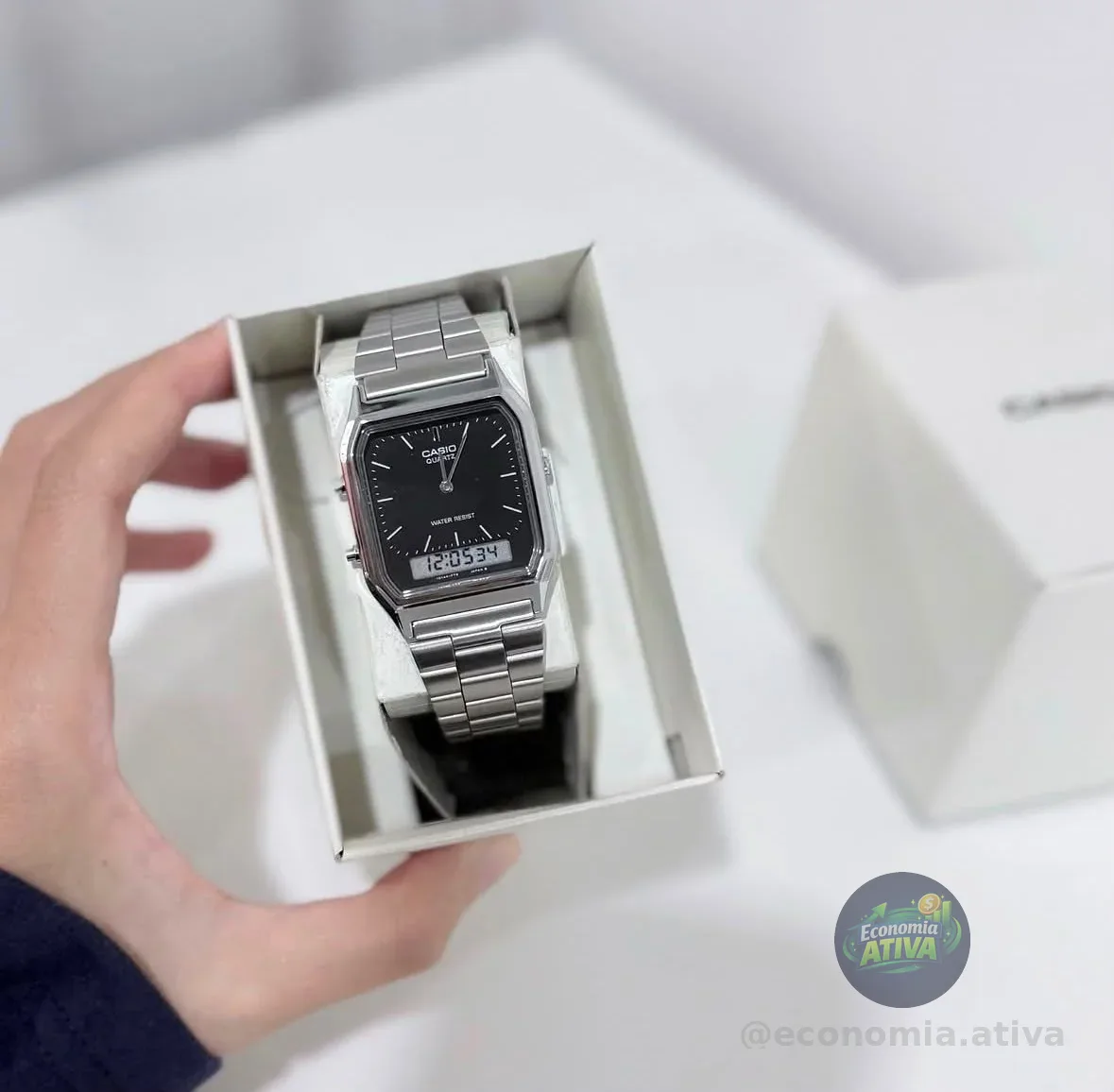 Relógio Casio Vintage Prata