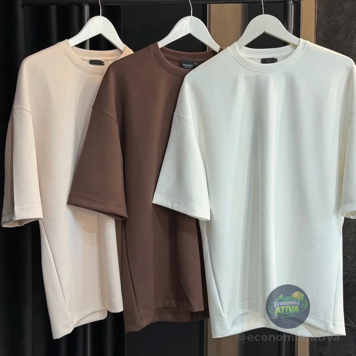 Kit 3 Camisa Oversized Streetwear