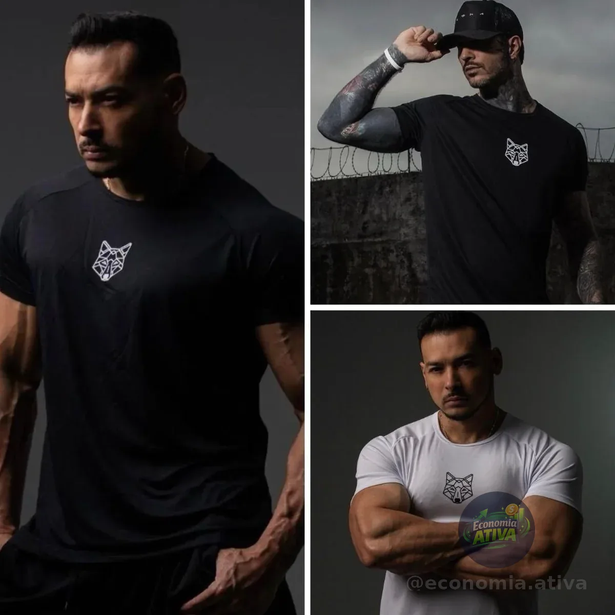 Kit 2 Camisetas Masculina Dry Alpha